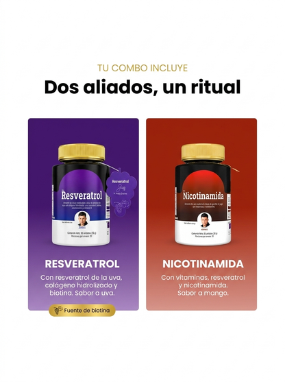 Combo Advance: Resveratrol + Nicotinamida NAD+
